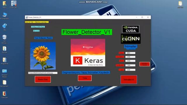 Tensorflow-Keras Flower Classification with GUI That Was Written in C# смотреть онлайн
