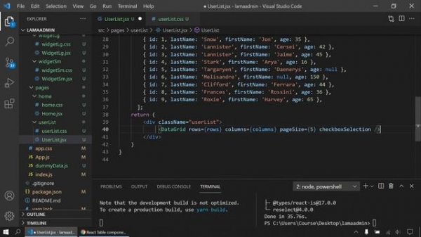 React Admin Dashboard Tutorial | React Admin Panel Design Course for Beginners