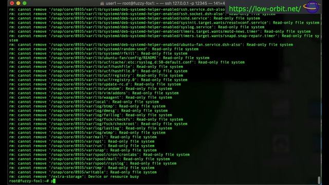 rm -rf / on Linux смотреть онлайн