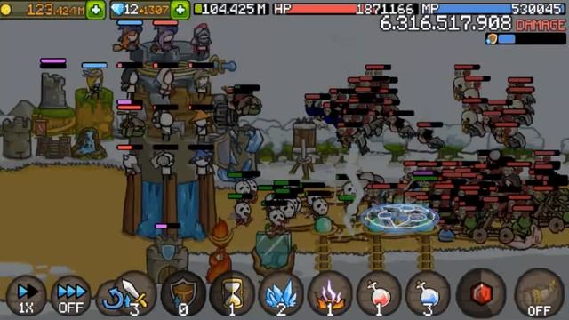 Grow Castle - гайд на ад при малом количестве звезд для получения топ200 (25 красных кристаллов) смотреть онлайн