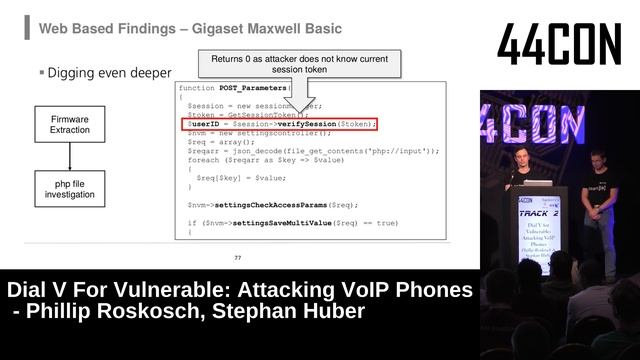 Dial V For Vulnerable: Attacking VoIP Phones - Phillip Roskosch and Stephan Huber смотреть онлайн