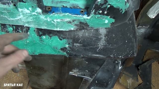 Воскрешение из мертвых! Восстановление из утиля снегохода РЫСЬ! (часть 1) смотреть онлайн