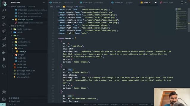 React Shopping Cart Part 2 (After debugging) смотреть онлайн