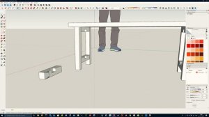 Делаем свой чертеж скамейки в скетчап (SketchUp)