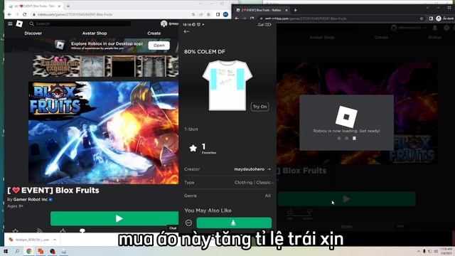 (Roblox) Cách chơi 2 acc roblox trên 1 máy tính смотреть онлайн