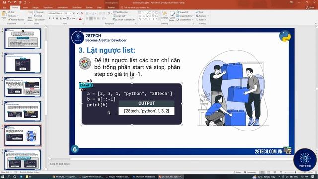 [PYTHON] Bài 18. Kỹ Thuật List Slicing Trong Python | Python List Slicing смотреть онлайн
