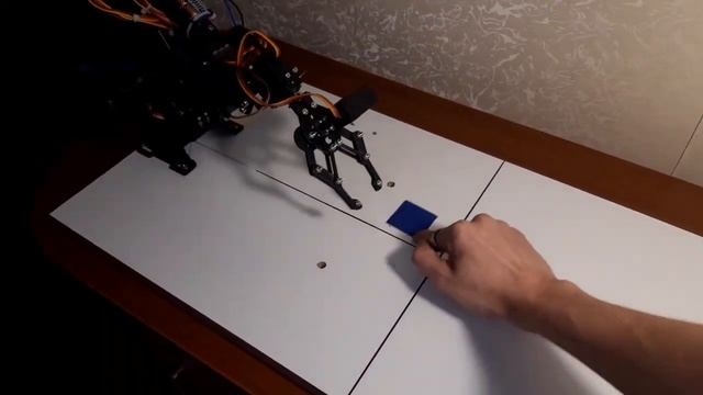 Python OpenCV Raspberry Pi 4 6 DoF Robot Arm technical vision смотреть онлайн