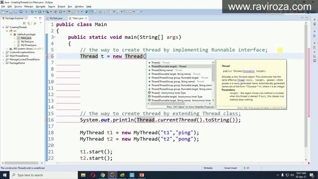Java Part-40 | Java Thread example by implementing Runnable interface (Gujarati) смотреть онлайн