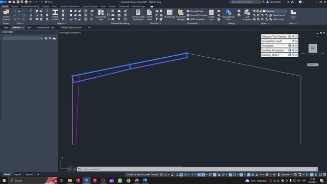 UNIONES - VIDEO 5 - AUTOCAD ADVANCE STEEL 2023 смотреть онлайн