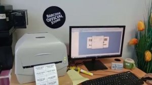 Printer Argox CP2140 + Label 40x20 mm + Ribbon WaxResin ORI Zebra 110x300 m (J3300)