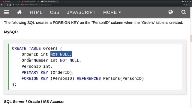 تعلم SQL كل يوم لمدة 5 دقائق: FOREIGN KEY Constraint смотреть онлайн
