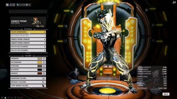 Warframe:Fashion Frame Ember Prime