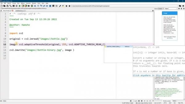 OpenCV Adaptive Threshold (Part 5) - Machine Vision Using PLC and Python