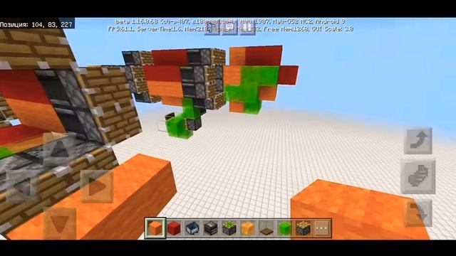 Рабочий дирижабль в майнкрафте (майнкрафт пе) Working airship in minecraft смотреть онлайн