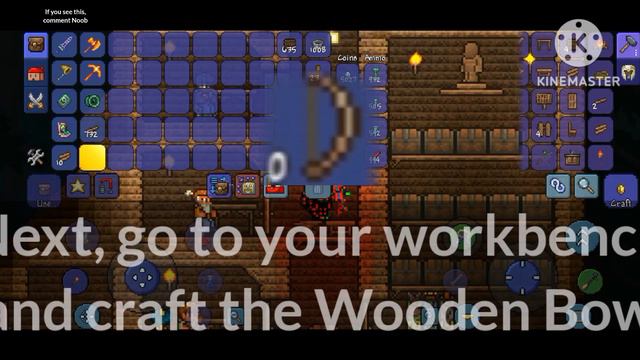 How to craft Wooden Bow in Terraria смотреть онлайн