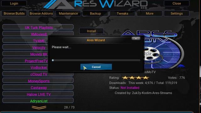 Installing AdryanList - All in one Spanish Kodi addon смотреть онлайн