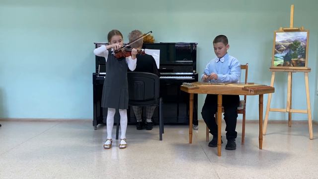 Kathy and David Blackwell „Jazz suite”, исп. Ярослав Шелег (цимбалы) и Алина Будова (скрипка)