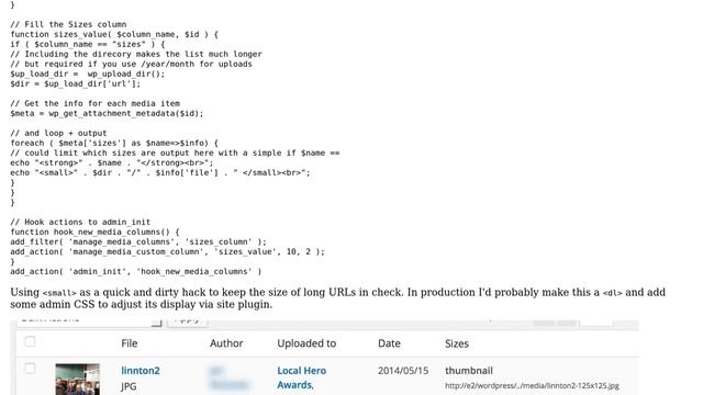 Wordpress: Get URLs for All Sizes of Image via Admin Panel (2 Solutions!!) смотреть онлайн
