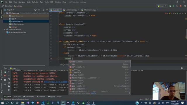 Api con FastApi (Python) parcial de programacion web смотреть онлайн