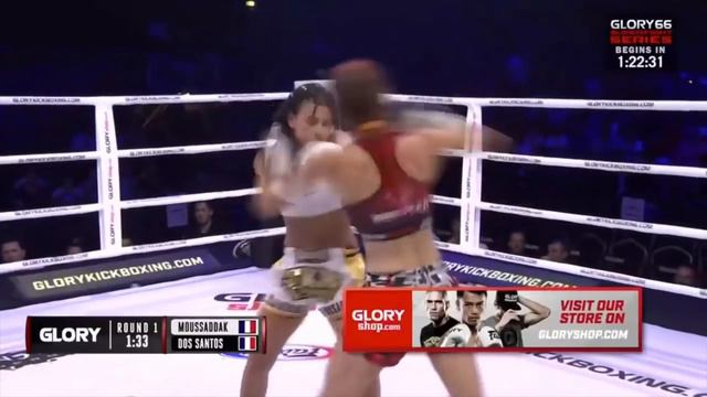 GLORY 66 : Sarah MOUSSADAK vs Aurore DOS SANTOS (Best Of) смотреть онлайн