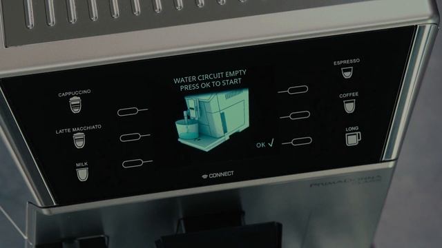 How to set up your De’Longhi PrimaDonna Class ECAM 550.75.MS or ECAM 550.55.SB for the first time смотреть онлайн