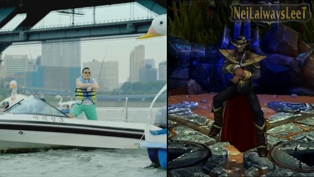 Twisted Fate - Gangnam Style (강남스타일) - League of Legends (LoL) Dance смотреть онлайн