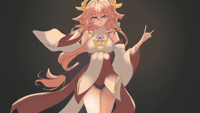 [ Speed paint ]Genshin Impact- Yae miko fan art смотреть онлайн