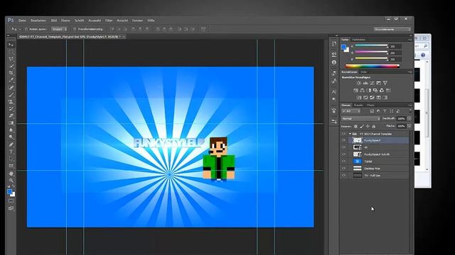 Youtube Background 2013 for: FunkyStyleLP Photoshop + Cinema 4D -Speedart [HD+ Original] смотреть онлайн