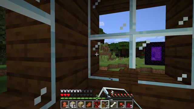 Minecraft 1.16.5 Сын играет с мамой. Достраиваем особняк и ловим рыбу. смотреть онлайн