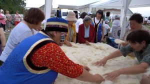 Мастер-класс "Пошив одеяла из овечьей шерсти"