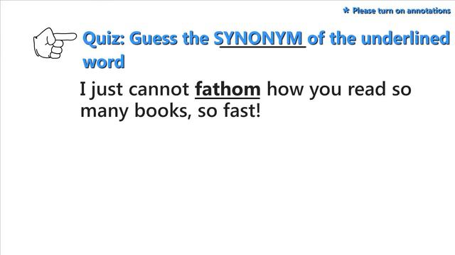 Vocabulary definition and Quiz: Fathom (Verb) | dabblr смотреть онлайн
