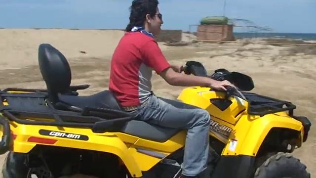 Квадрацикл 800куб. на Пляже AZERBAYCAN (4) смотреть онлайн