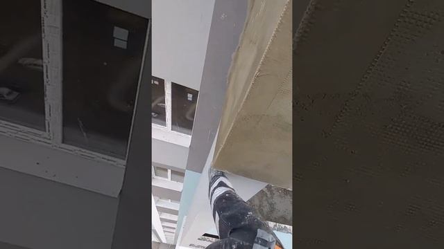 ЖК Левада-2 . Харьков. Утепление балкона минеральной ватой в конце ноября. смотреть онлайн