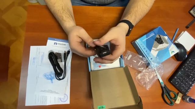 Открываем коробку с прибором ПЛАТОН. Что входит в комплект прибора ПЛАТОН смотреть онлайн
