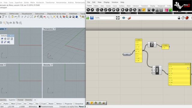Grasshopper. List Length- Shift List смотреть онлайн