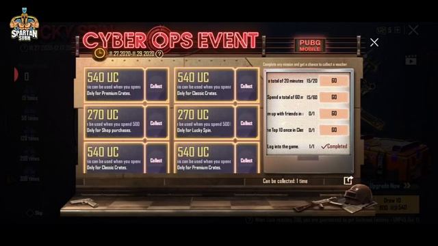 Get 540/270 Uc Vouchers Free || Cyber Ops Event In Pubg Mobile Explained (Hindi) смотреть онлайн