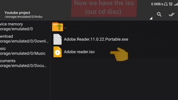 How to import file to limbo pc emulator