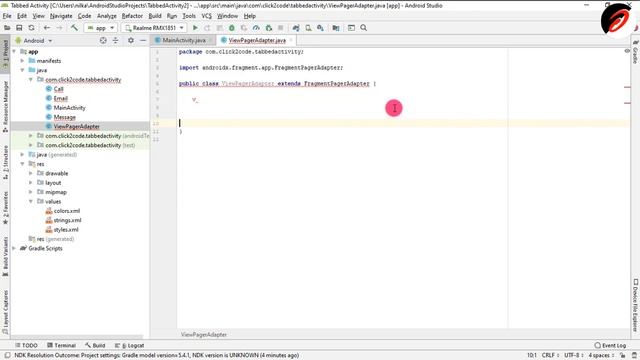 How to create Tabbed with View Pager in Android Studio | How to create Tab Layout in Android Studio смотреть онлайн