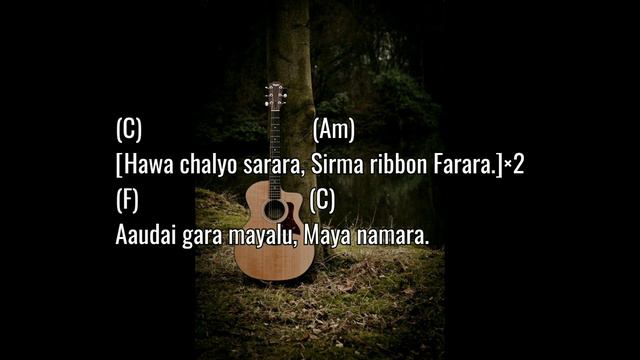 Vastu-Hawa Chalyo Sarara Lyrics with Chords||Capo on 1st Fret смотреть онлайн