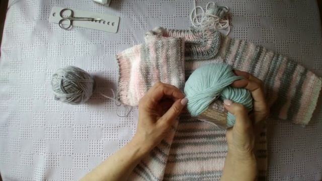 ?Реглан сверху__продвижение вязания кофточки? смотреть онлайн