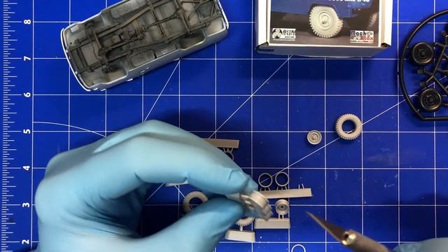 Обзор набора Arkona Miniatures АМВ43001 колеса на Уаз-3909 Звезда 1:43 шина Я-245-1 смотреть онлайн