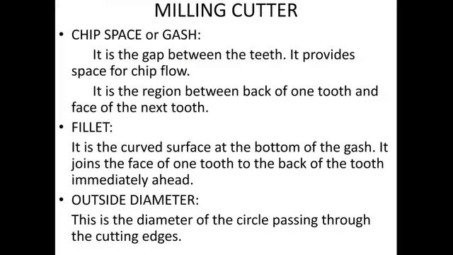 Tool Nomenclature of Milling Cutter | Engineering Study Materials смотреть онлайн
