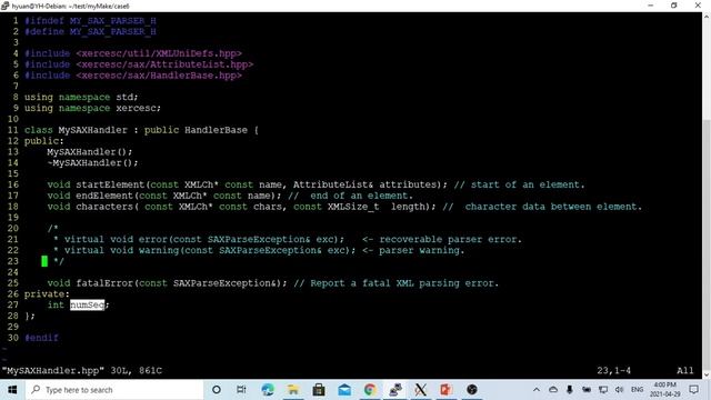 C++ Programming on Linux - Apache Xerces C++ XML SAX Parsing Example смотреть онлайн