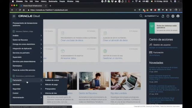 Panel de Control del Cloud de Oracle смотреть онлайн