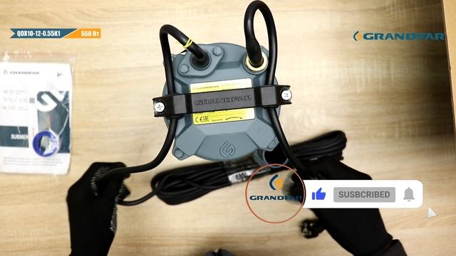 Погружной насос GRANDFAR QDX10-12-0.55 K1 смотреть онлайн