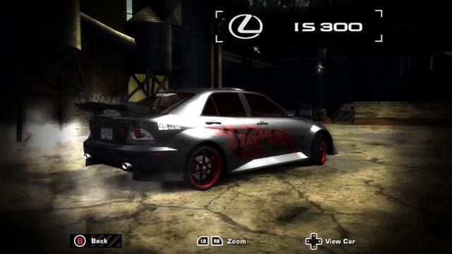 Need For Speed: Most Wanted. Lexus IS300 Customization And Race.