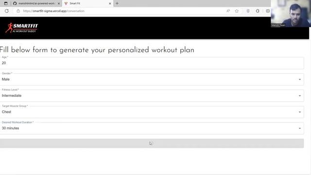 Smart Fit | An AI Powered Workout Plan | An ai-powered website using React #react #openai #coding смотреть онлайн