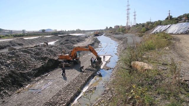 Установка габионов на Мзымте смотреть онлайн