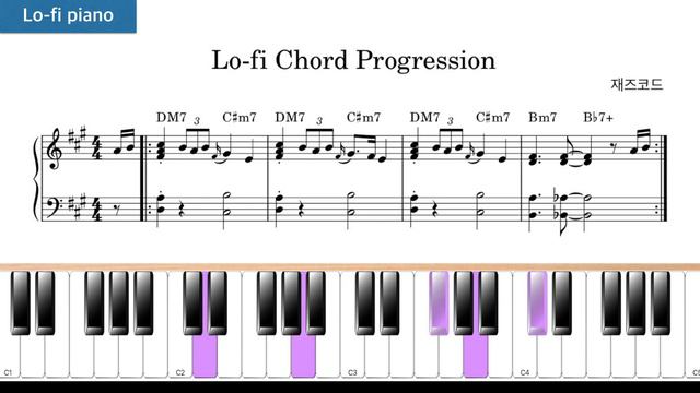 Tutorial / 튜토리얼 / Lo-fi Piano / Chord Progression смотреть онлайн