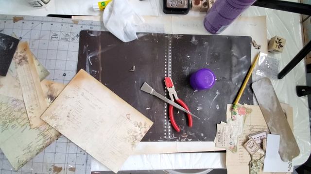 Junk Journal Craft With Me! Writing Board, Bookmark and tabs! Alphabet Challenge Letter C! смотреть онлайн